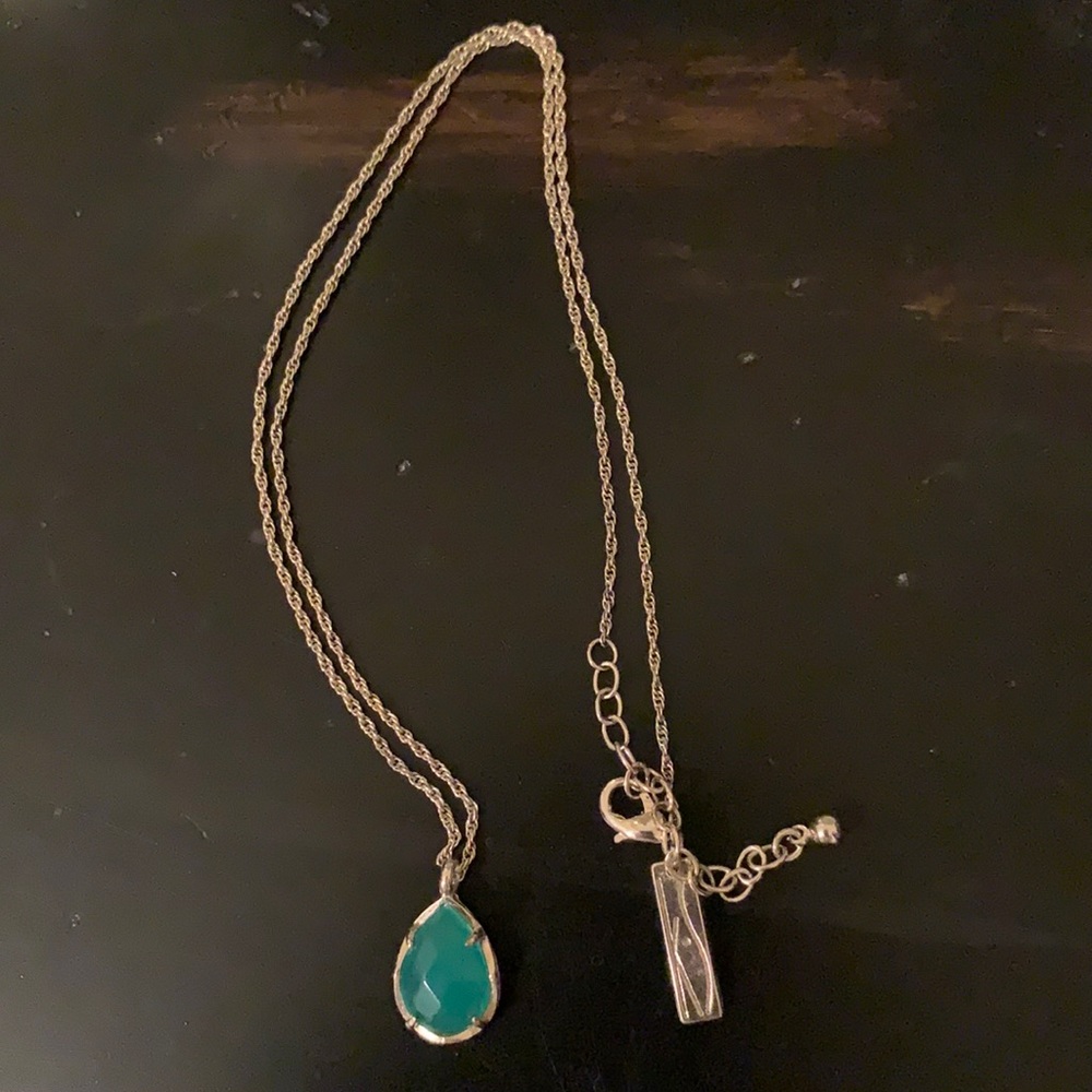 Kendra Scott Emerald Green Necklce